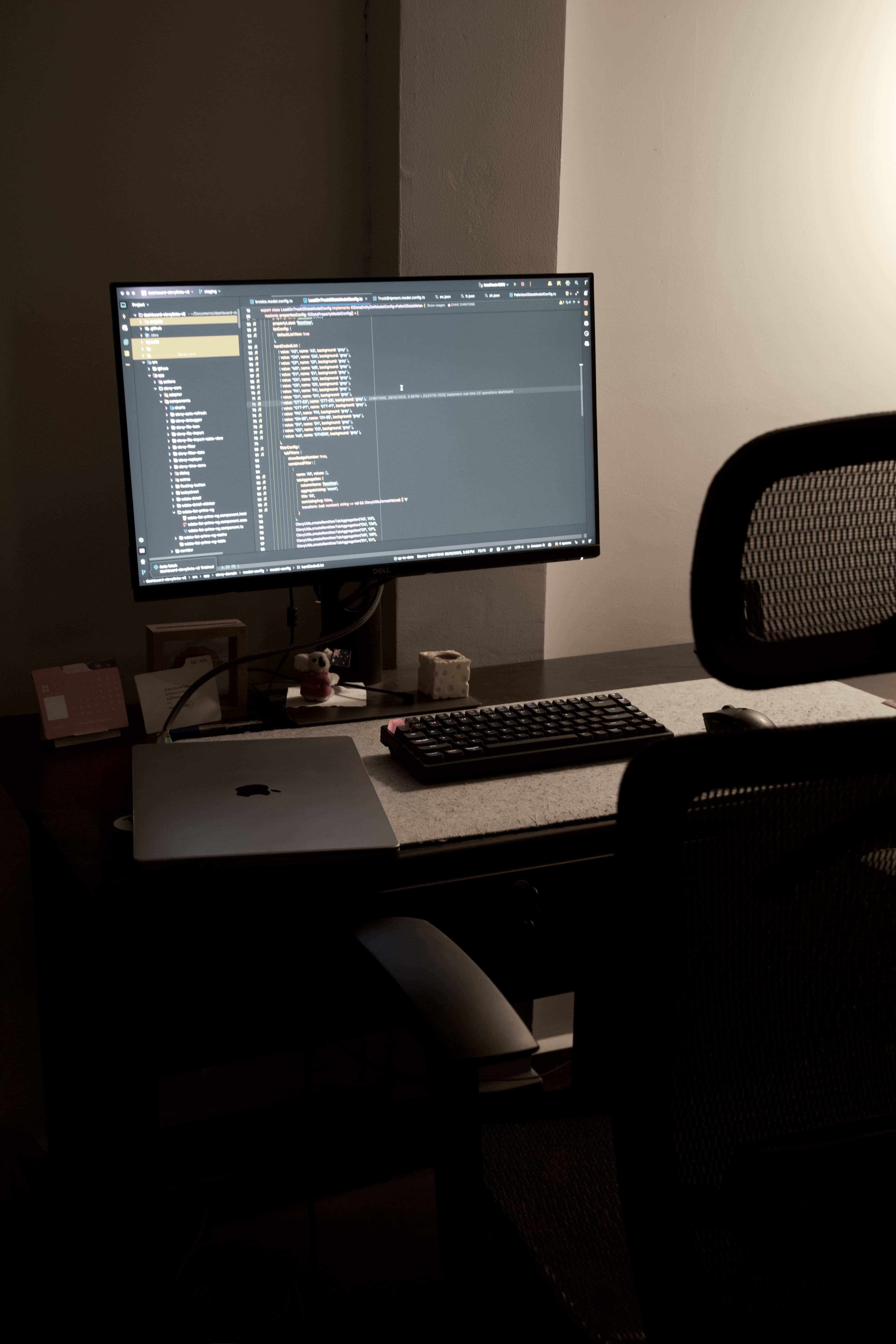 My work station